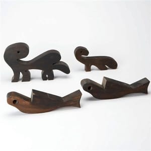 Artwork Title: Wood cut-outs - Animals