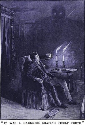 Artwork Title: Illustration by Paul Hardy from 'The Haunted and the Haunters'