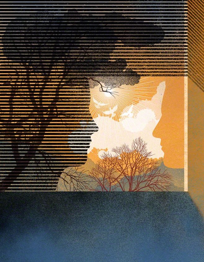 Artwork Title: anxiety and depression in college