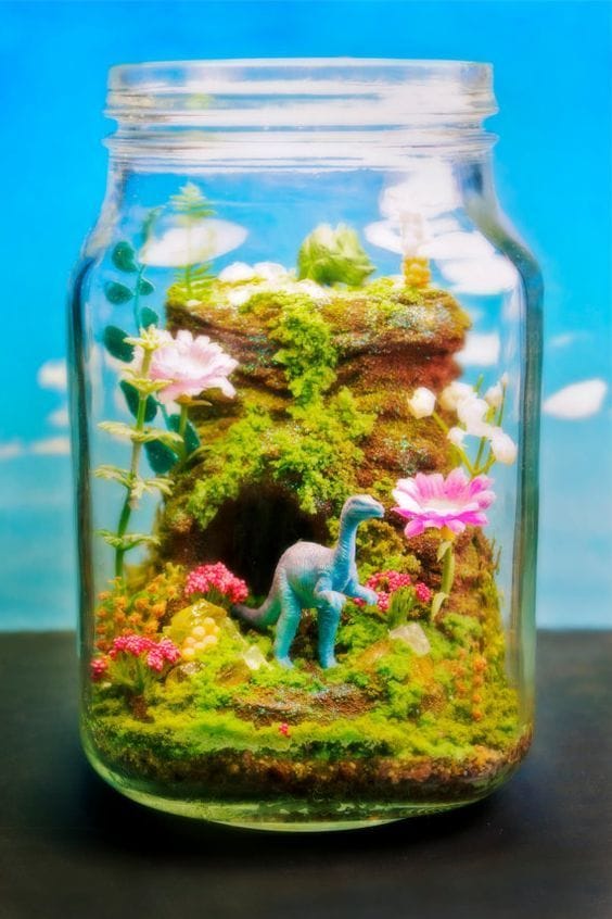 Artwork Title: Dinosaur Terrarium