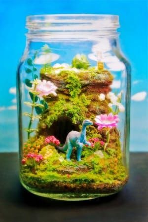 Artwork Title: Dinosaur Terrarium