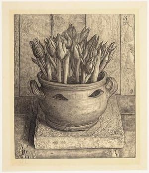 Artwork Title: Pot of Tulips