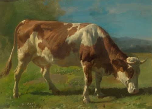 Artwork Title: A Cow in a Pasture