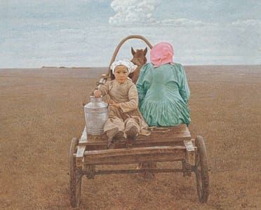 Artwork Title: The Milk Cart and the Horizon