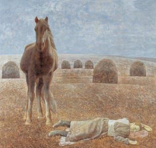 Artwork Title: Horse and Haystack