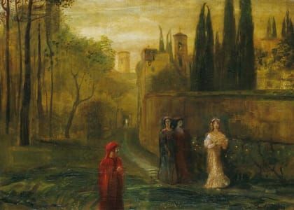 Artwork Title: Dante’s Meeting with Beatrice