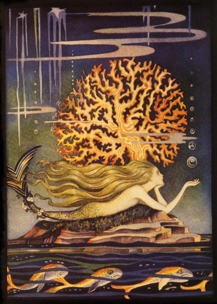 Artwork Title: Illustration for The Little Mermaid by Hans Christian Andersen
