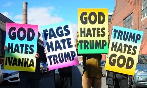 Artwork Title: God Hates Trump
