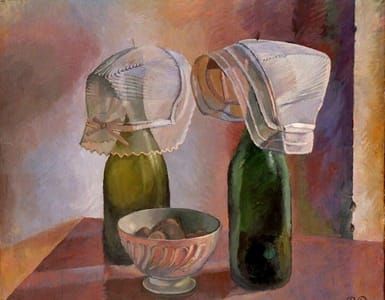 Artwork Title: Still Life with Bottles and Breton Bonnets