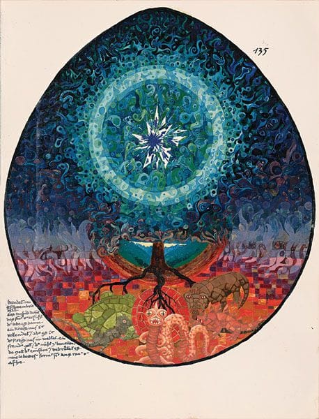 Artwork Title: Illustration from The Red Book by C. G. Jung, The Tree of Life, page 35