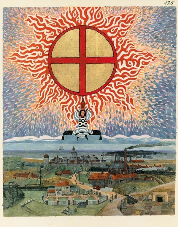 Artwork Title: Illustration from The Red Book by C. G. Jung, Page 125
