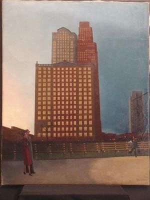 Artwork Title: Skyscraper with People