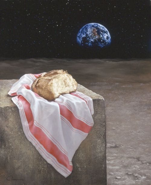 Artwork Title: Moonscape With Bread