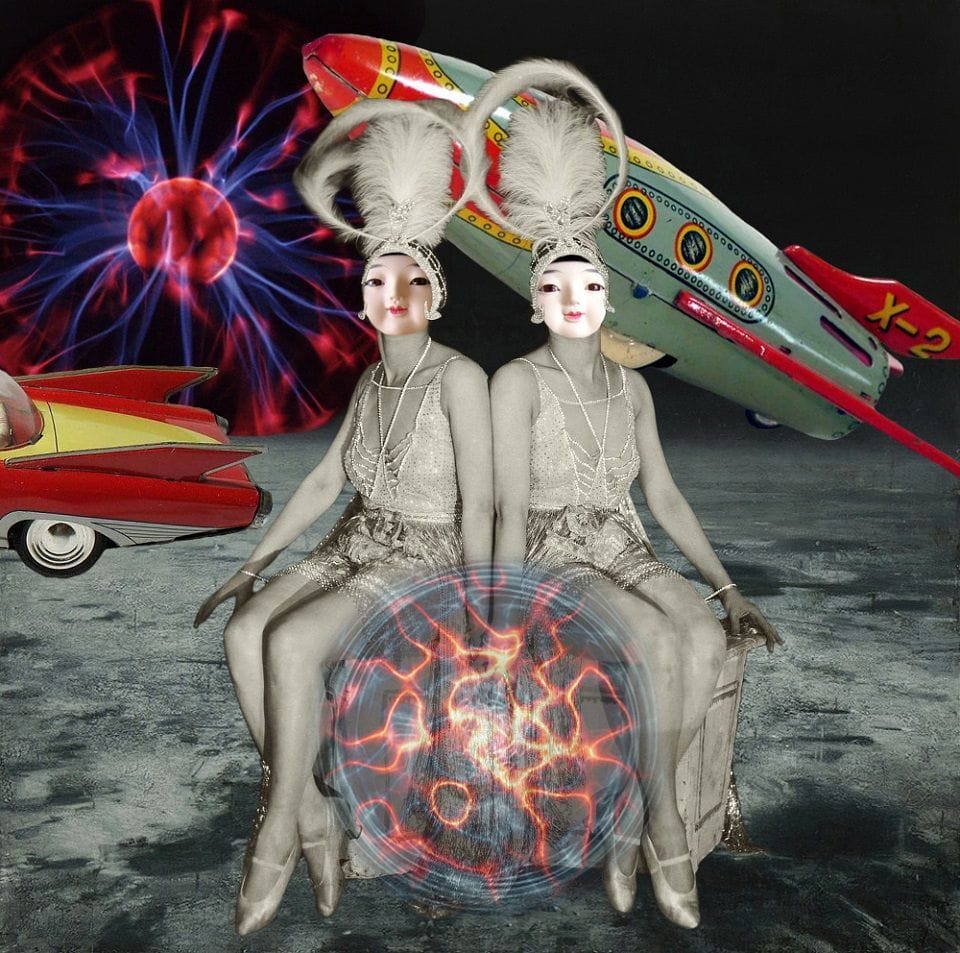 Artwork Title: The Dolly Sisters In Outer Space