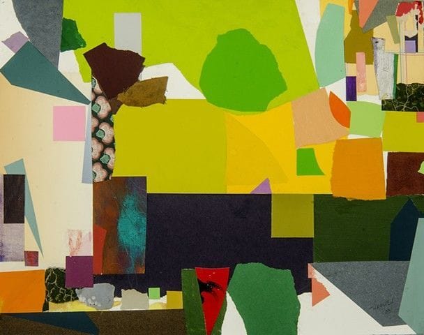 Artwork Title: The View from Andrew's Room Collage Series #2