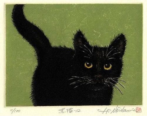 Artwork Title: Black Cat