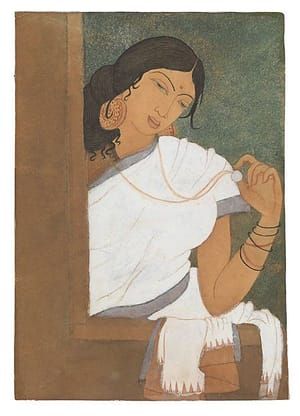 Artwork Title: Woman with Medallion