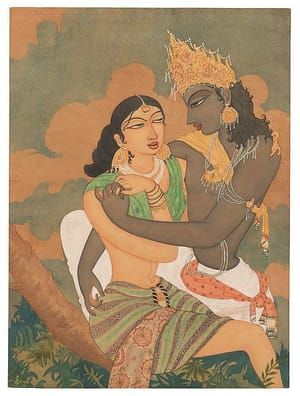 Artwork Title: Radha and Krishna