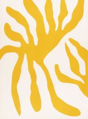 Artwork Title: Yellow Leaf Form