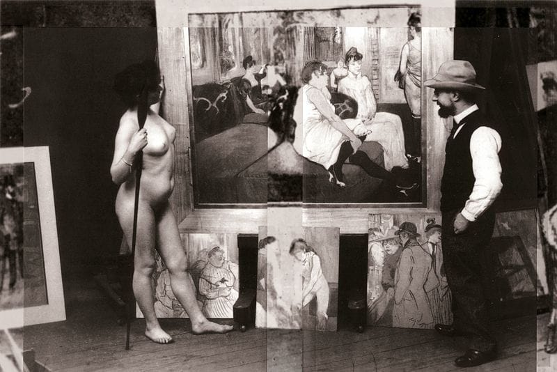 Artwork Title: Toulouse-Lautrec in His Studio