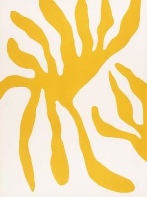 Artwork Title: Yellow Leaf Form