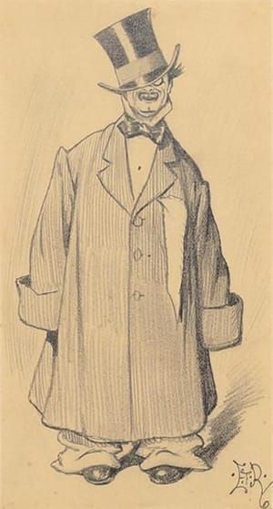 Artwork Title: Mr Lloyd-George in Mr Henry Chaplin's Clothes