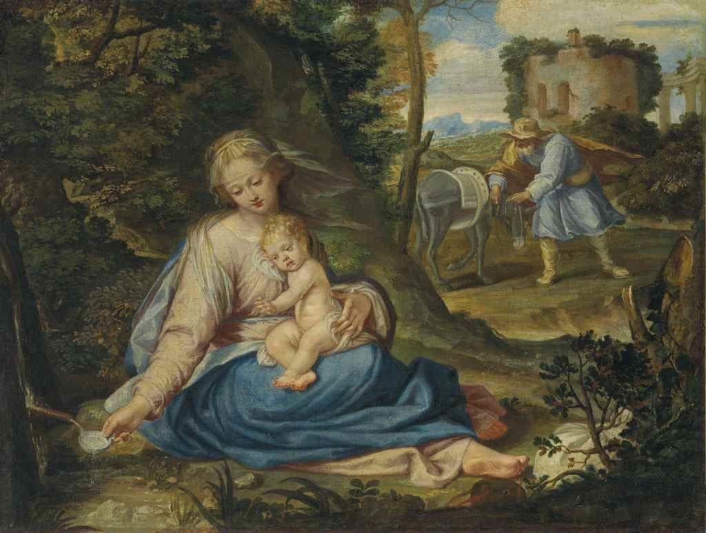 Artwork Title: The Rest on the Flight into Egypt