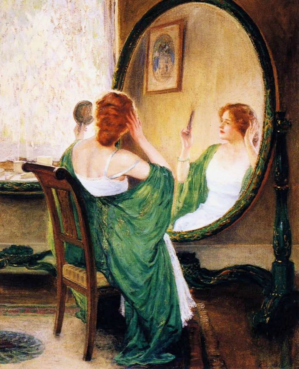 Artwork Title: The Green Mirror