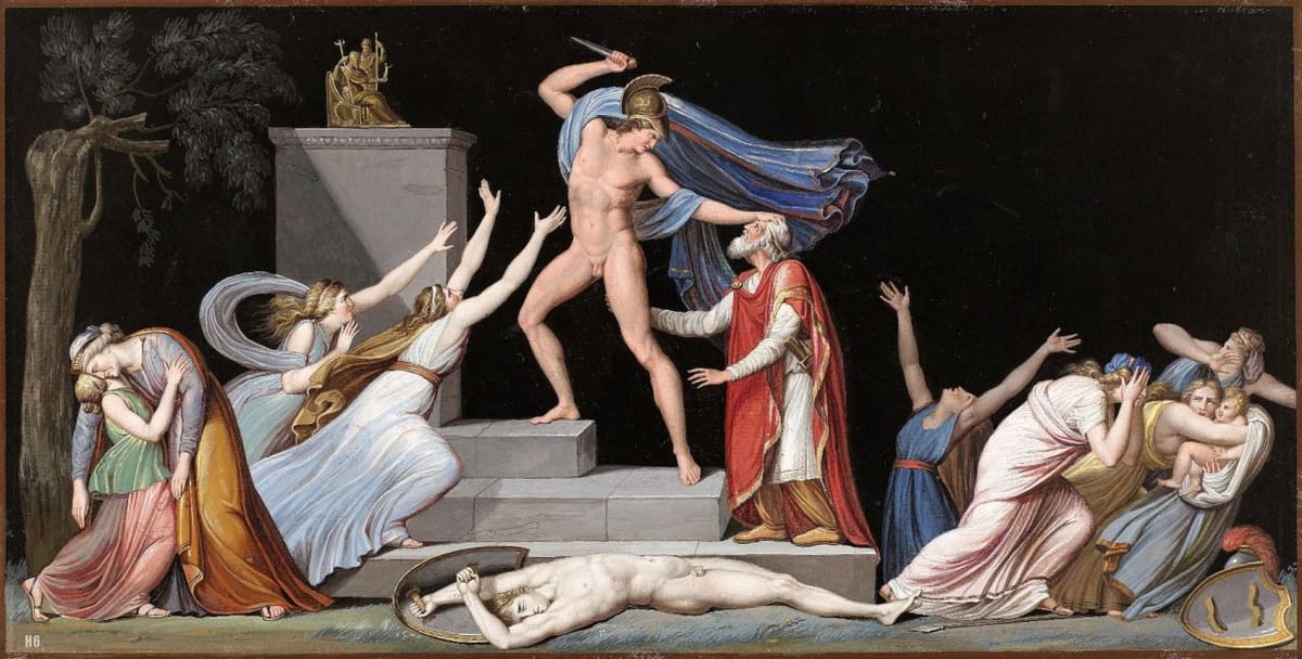 Artwork Title: The Death of Priam