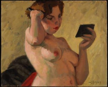 Artwork Title: Young Woman Combing her Hair