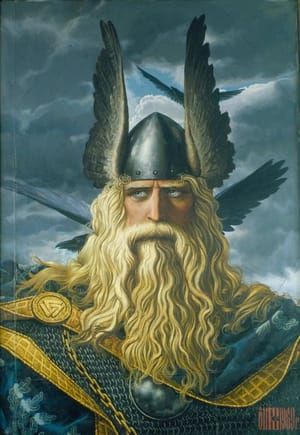 Artwork Title: Вотан (Верховный Бог древних скандинавов) (Wotan (the Supreme God of the ancient Scandinavians))