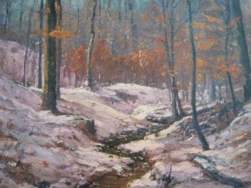 Artwork Title: Winter in the Ravine