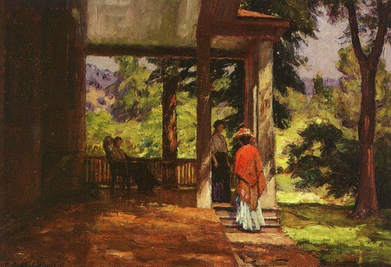 Artwork Title: Women on the Porch