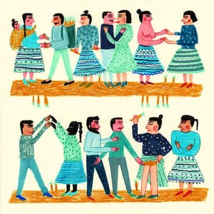 Artwork Title: Las fiestas de tu pueblo