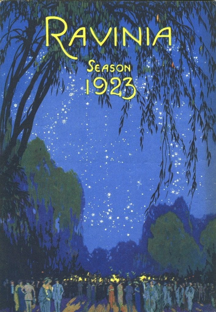 Artwork Title: Summer Nocturne (Program cover Ravinia Festival)