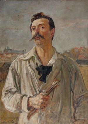 Artwork Title: Self Portrait with Wawel