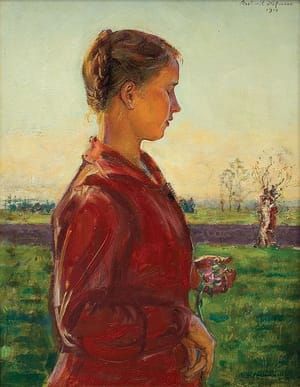 Artwork Title: The Girl in Landscape