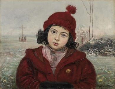 Artwork Title: Portrait of a Girl in a Red Hat