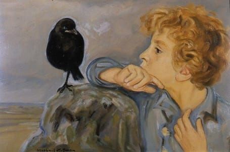 Artwork Title: Boy with the Jackdaw