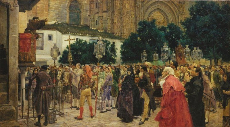 Artwork Title: Holy Week in Seville
