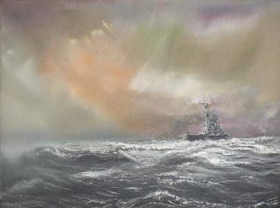 Artwork Title: Bismark Signals Prinz Eugen