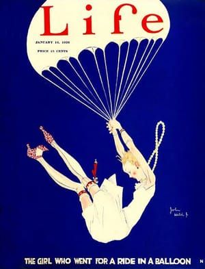 Artwork Title: The Girl Who Went for a Ride in a Balloon, Life Magazine, January 14