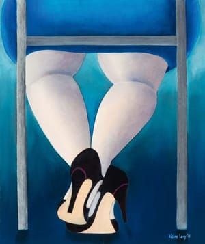 Artwork Title: High heels  Oil on canvas