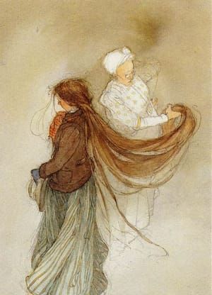 Artwork Title: llustration for Gift of the Magi by O. Henry