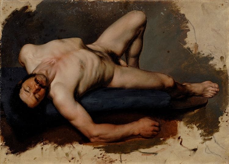 Artwork Title: Nudo disteso (reclining nude)