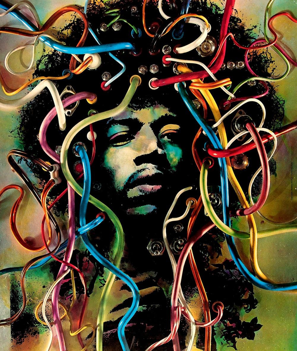 Artwork Title: The Jimi Hendrix Experience (Poster art detail), Germany