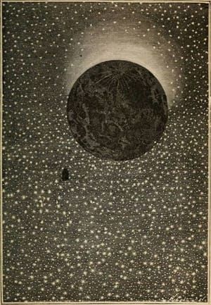 Artwork Title: Illustration From the Earth to the Moon by Jules Verne