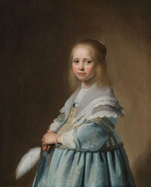 Artwork Title: Girl in a Blue Dress