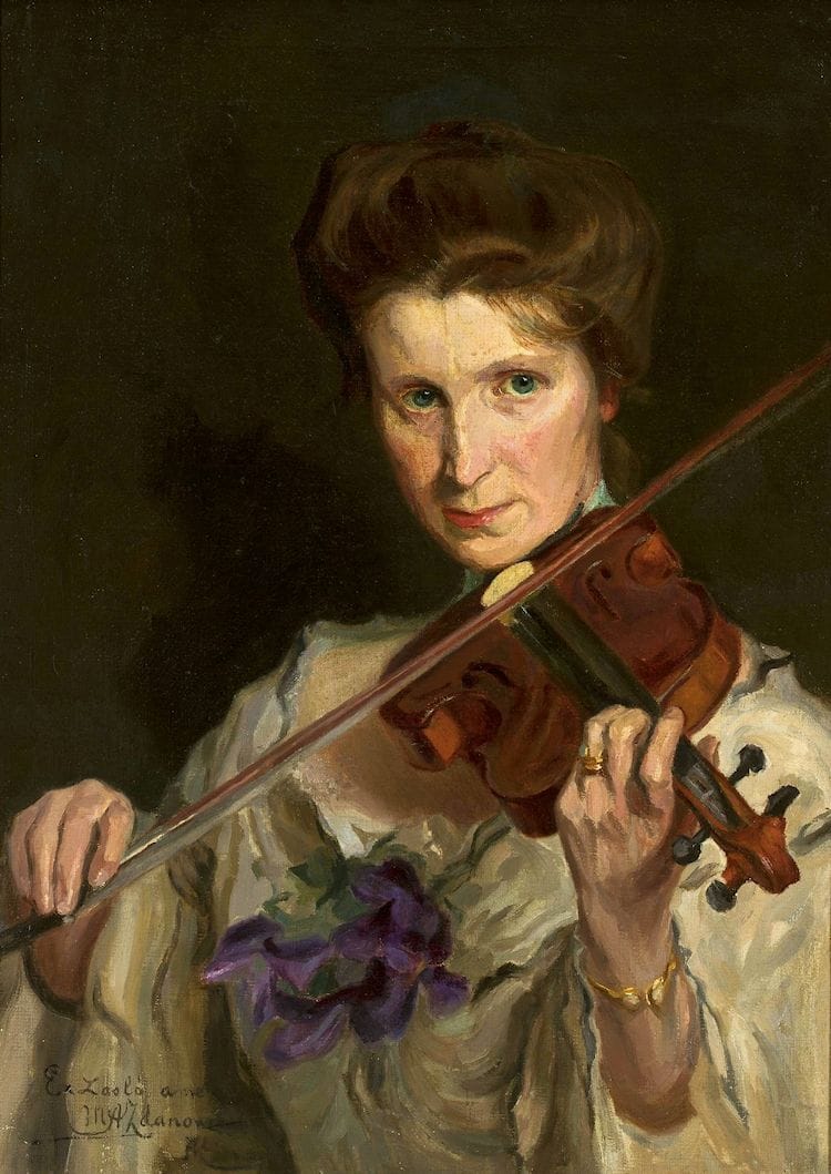 Artwork Title: Portrait of a Violinist