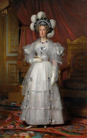 Artwork Title: Marie Amélie, Queen of the French, State Portrait